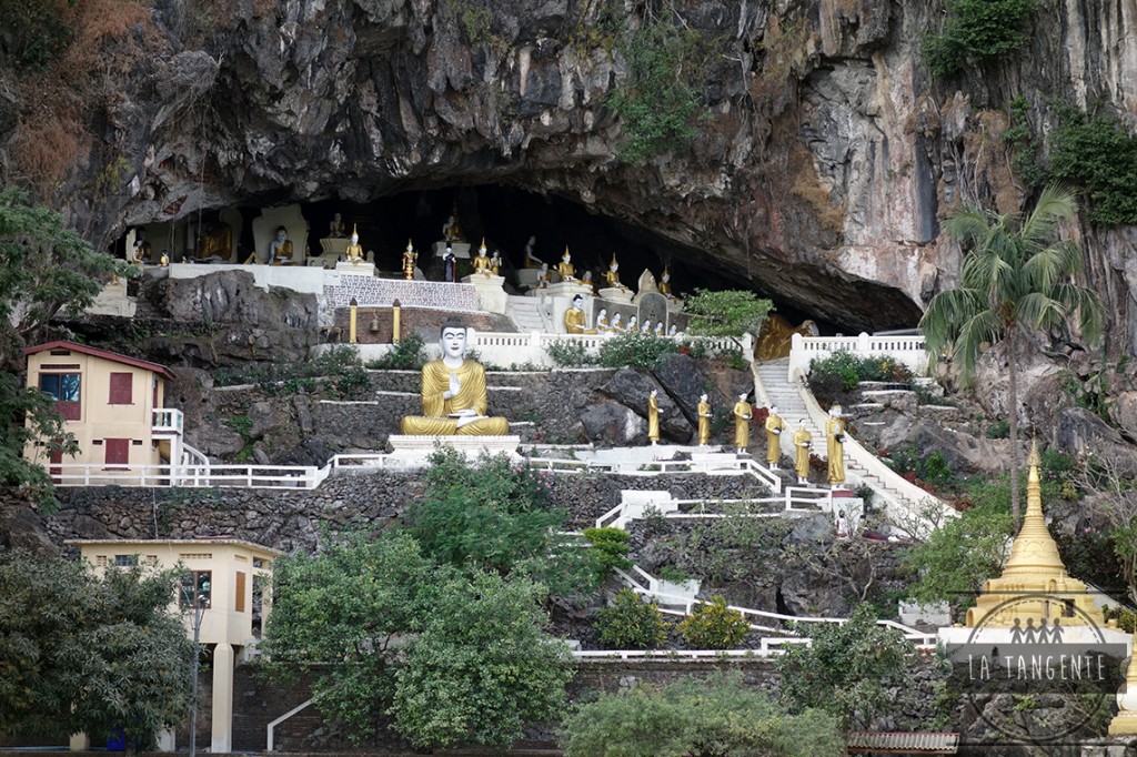 Outside of the cave