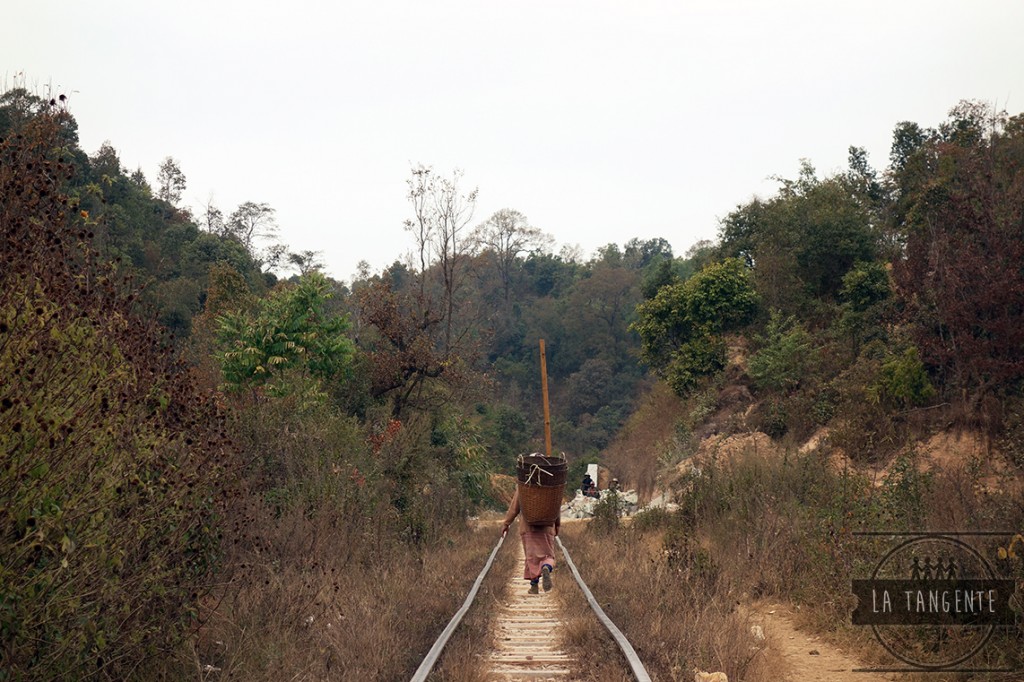 Working man on the railway