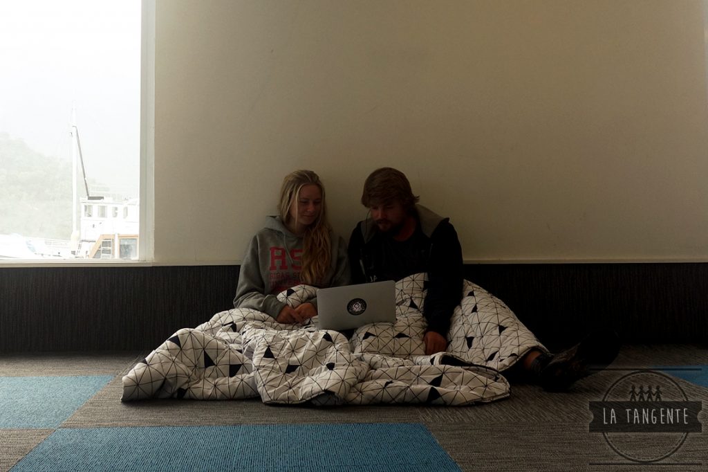 Camping dans le Ferry Terminal