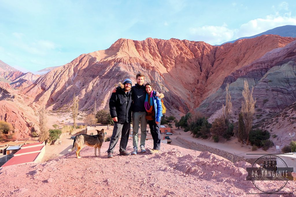 Les montagnes aux 7 couleurs, et notre chien